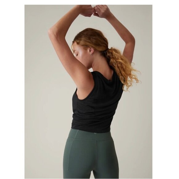 Athleta | Breezy Twist Tank In Black - Picture 2 of 8